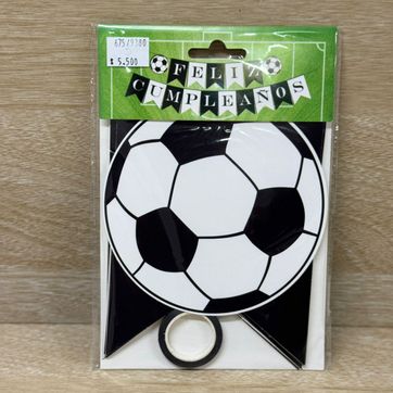 Imagen del producto 675 LETRERO FUTBOL FELIZ CUMPLEAÑOS