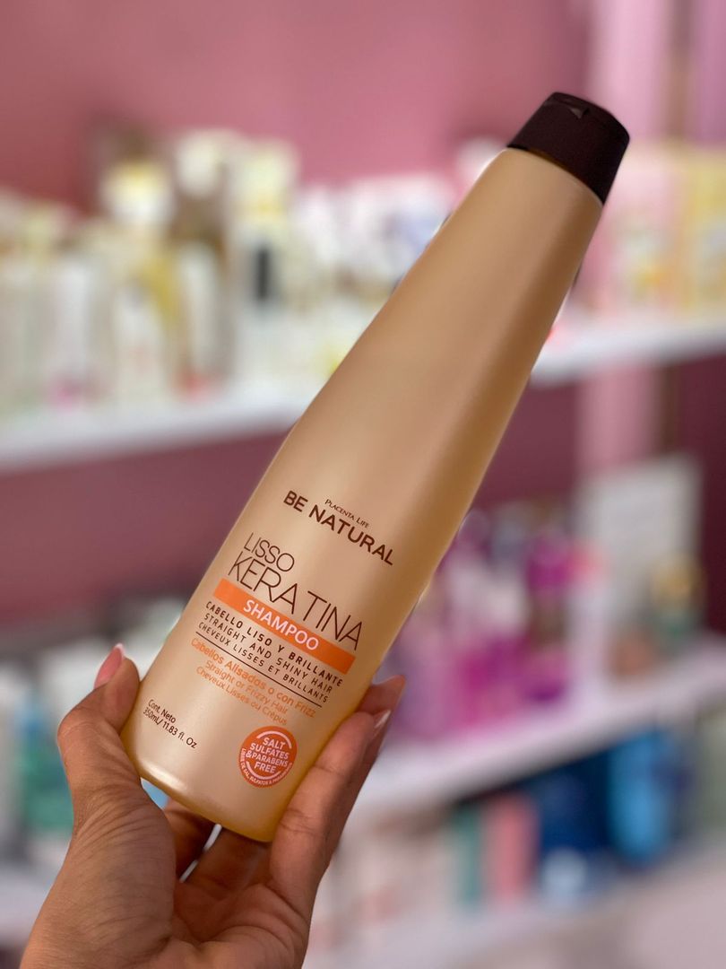 Shampoo Be Natural Liso Keratina