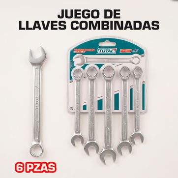 Imagen del producto LLAVES COMBINADAS 6 PIEZAS 8-17MM