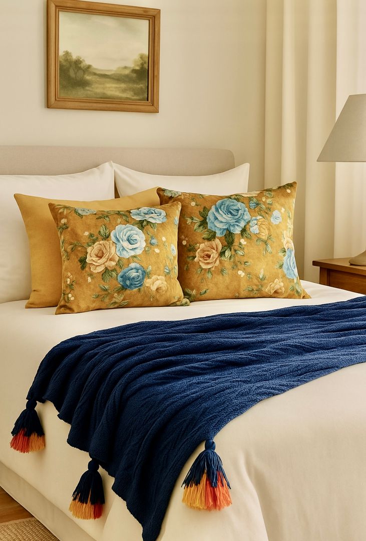 Manta/Throw Azul (3 metros) VENDIDA 