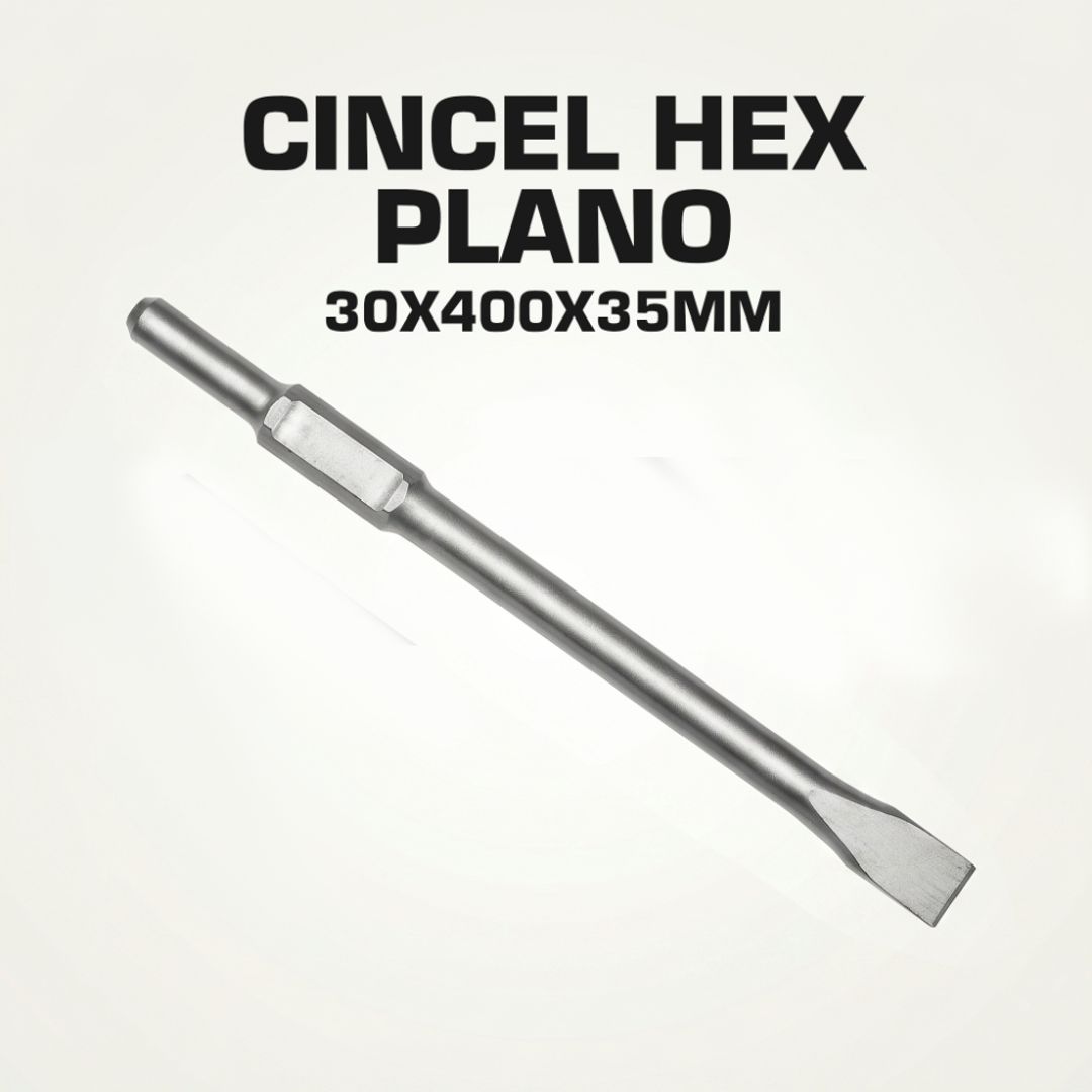 CINCEL HEX PLANO 30X400X35MM