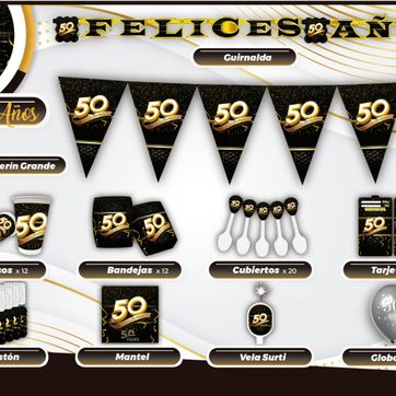 Imagen del producto DECORACIÓN 50 AÑOS