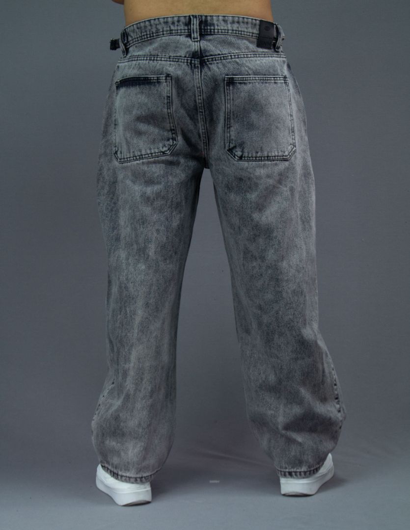JEANS BAGGY CORREAS GRIS