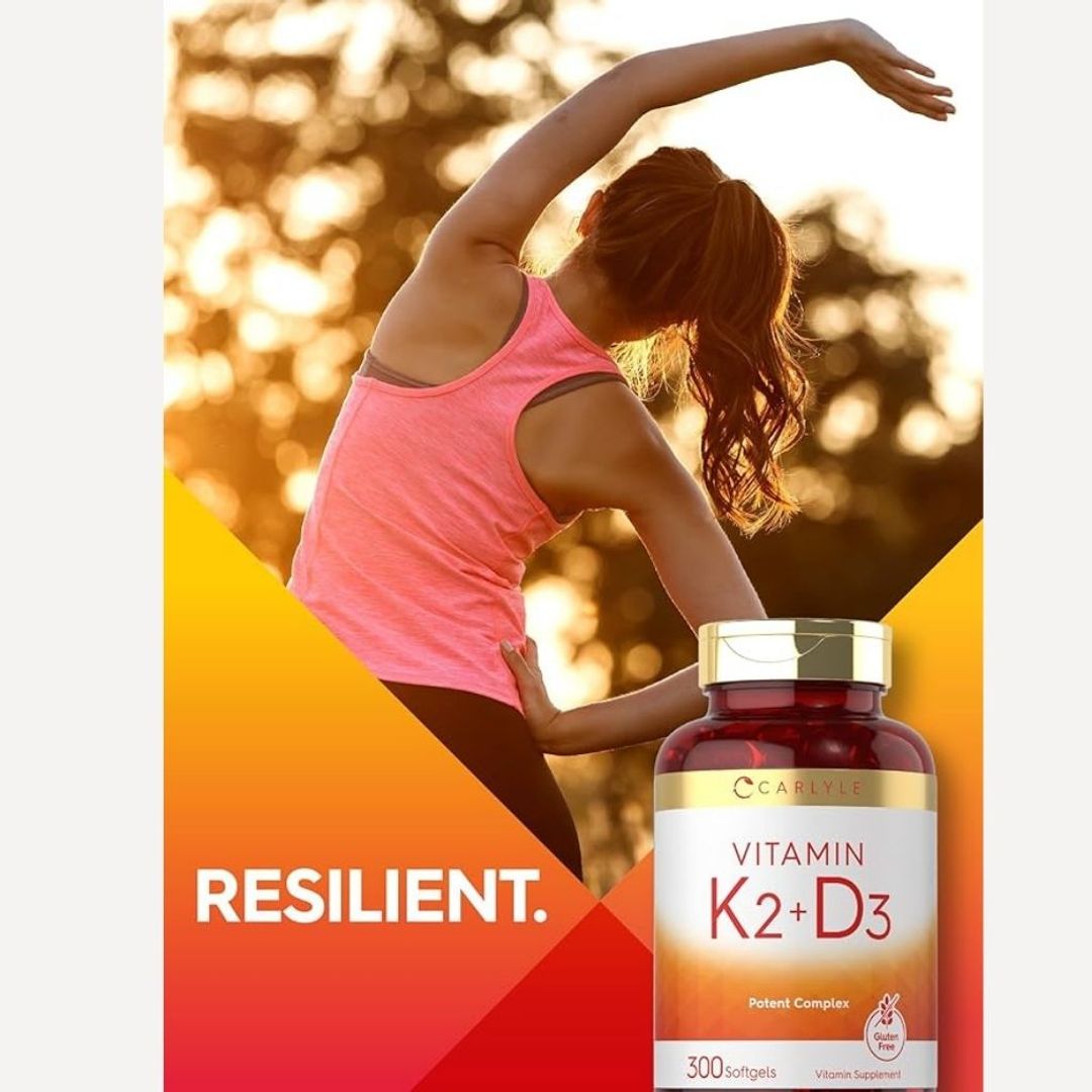 Vitamina D3 con  K2 300Softgels CARLYLE