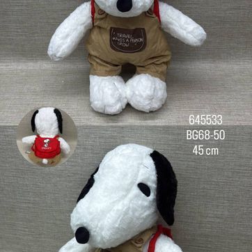 Imagen del producto SNOOPY CON OVEROL Y BOLSO  45 CM 