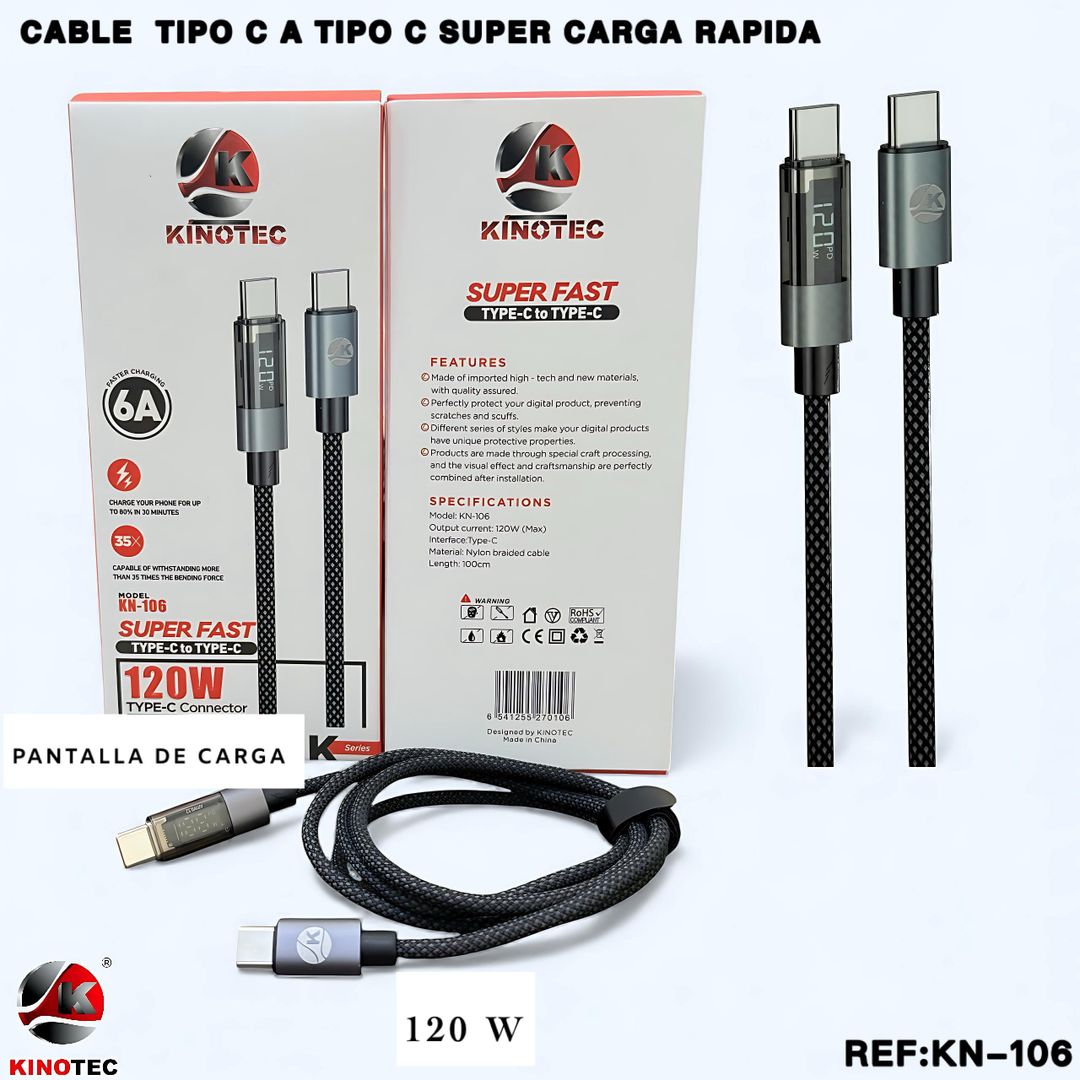 CABLE KN-106 120W / 6A