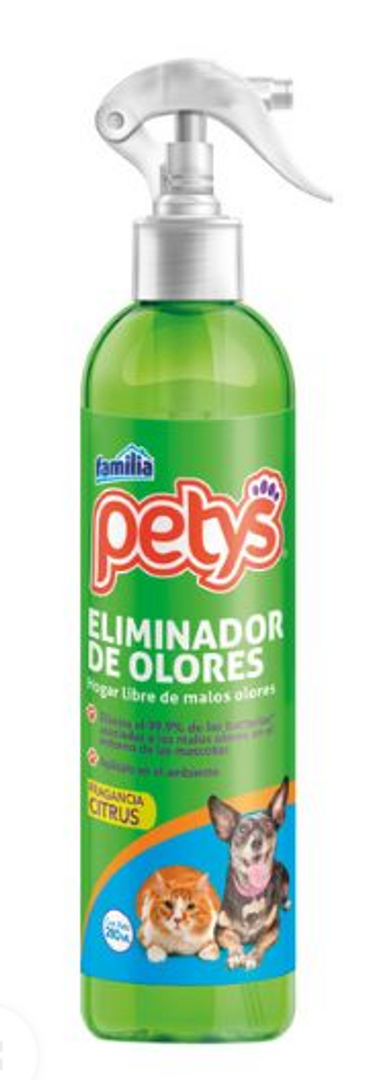 PETYS ELIMINADOR DE OLORES x 280 ML