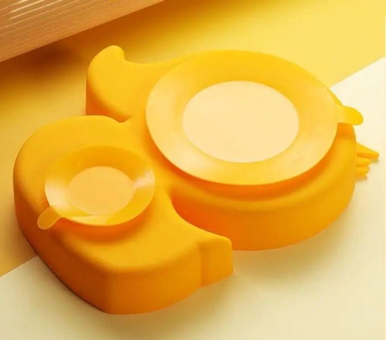Set plato goma duck 