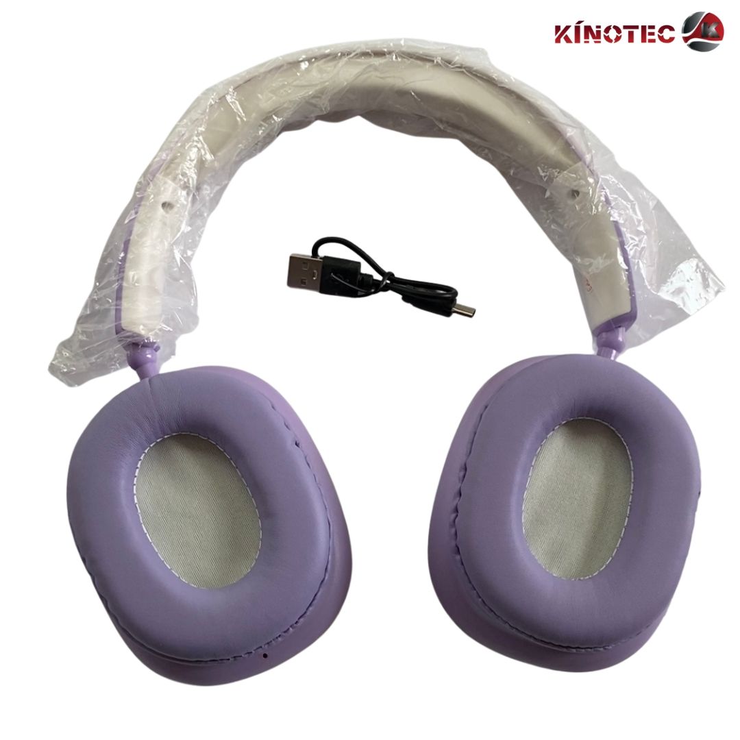 Diadema Bluetooth B-25 con luces LED