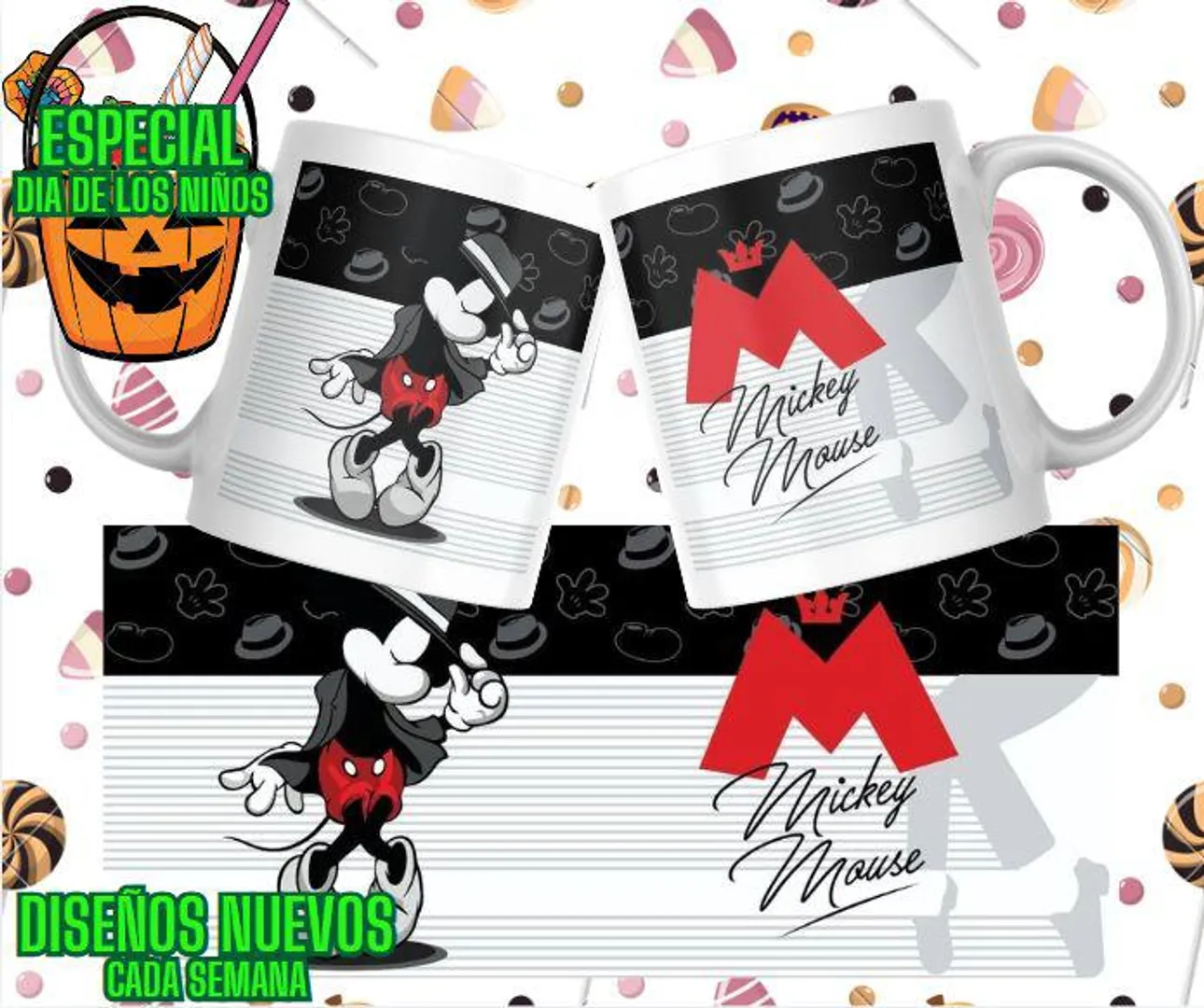 MUG MICKIE  FESTIVIDAD 