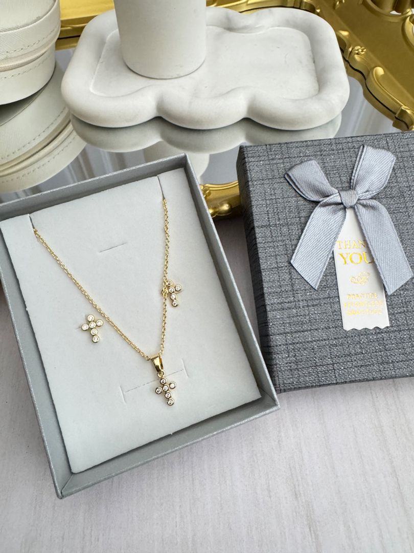 Set regalo caja rodio religioso 