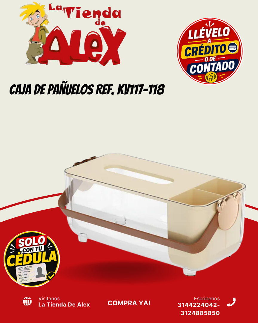 Caja de Pañuelos Ref. KV117-118