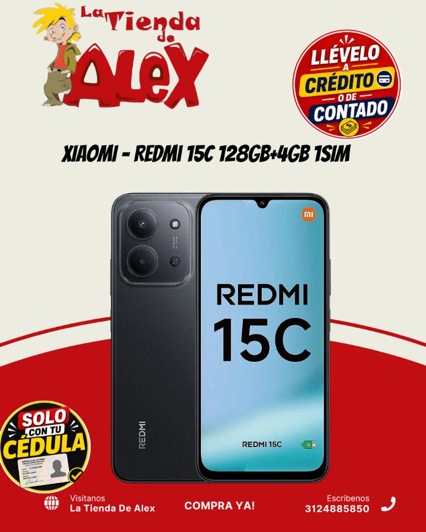 XIAOMI - Redmi 15C 128GB+4GB 1SIM