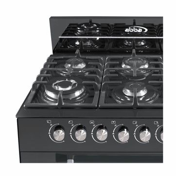 EST ABBA 6 PUESTOS FULL VIDRIO GRIL HIERRO FUNDIDO TRIPLE LLAMA	 - imagen 2