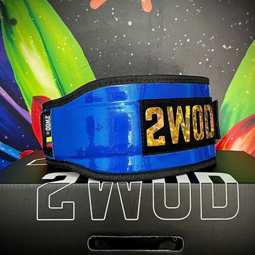 CINTURON SMOOTH GLITER AZUL  - imagen 1