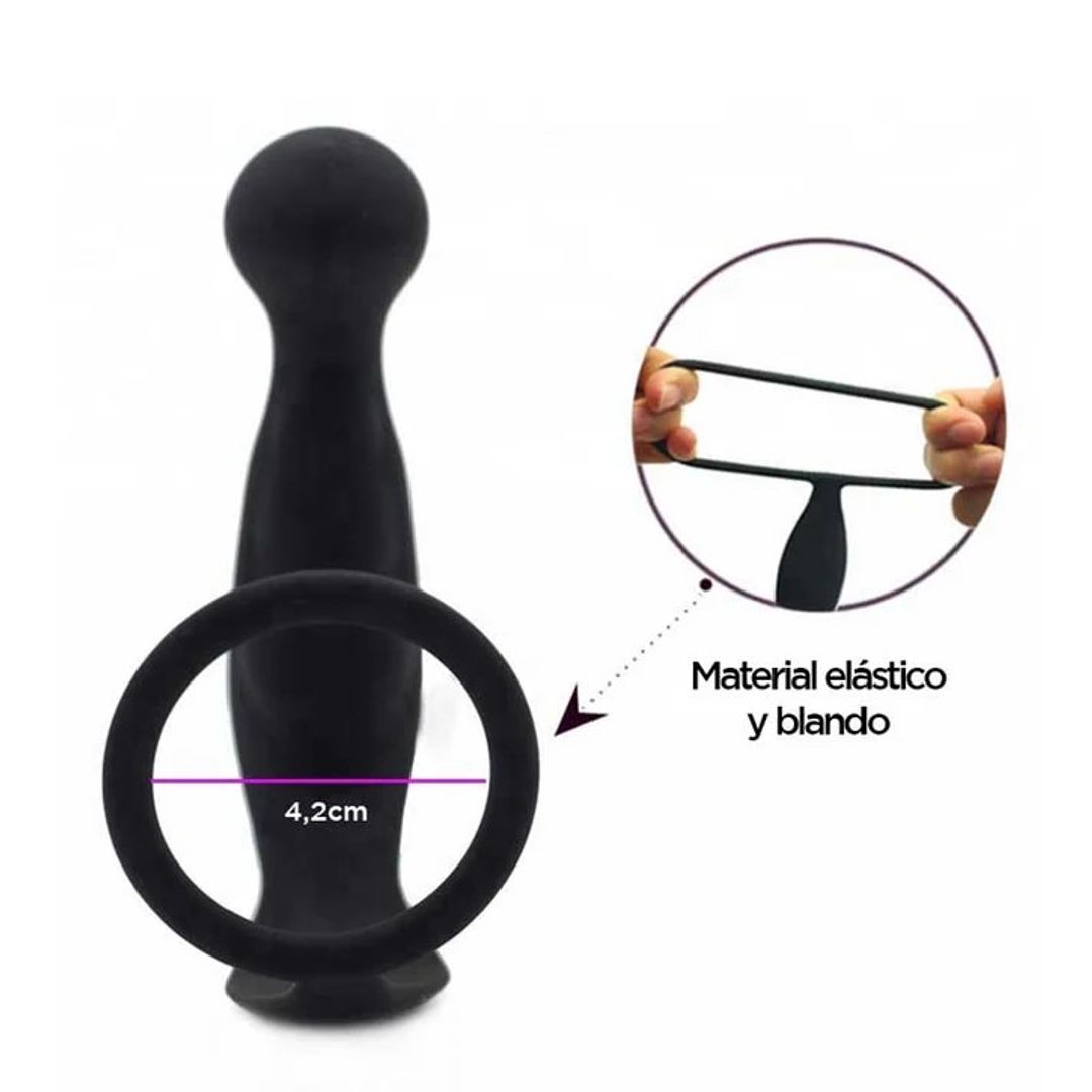 VIBRADOR PROSTATICO CON ANILLO
