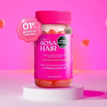 ROSA HAIR 30 GOMAS - imagen 1