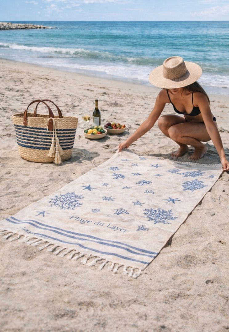 Throw o Sendero de estilo Costero 