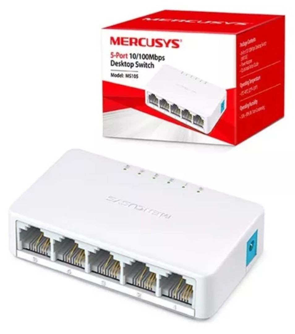 Switch de Red Mercusys 5 puertos