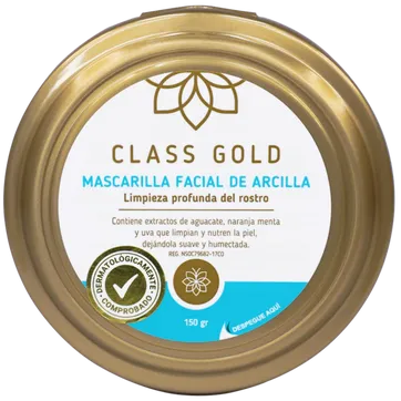 Imagen del producto MASCARILLA DE ARCILLA CLASS GOLD PARA EL ROSTRO 150GRS