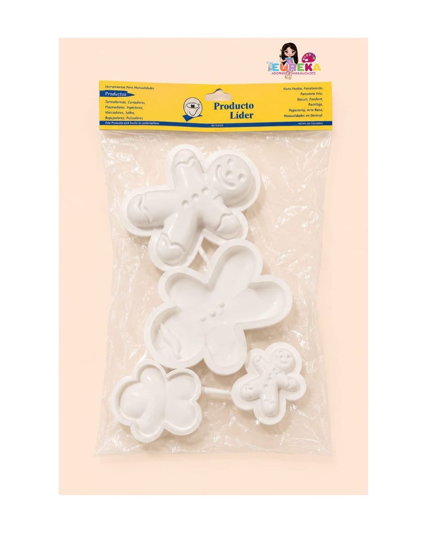 MOLDE GALLETA GENGIBRE GRANDE