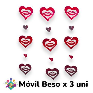 Imagen del producto MÓVIL BESO x 3 UNIDADES
