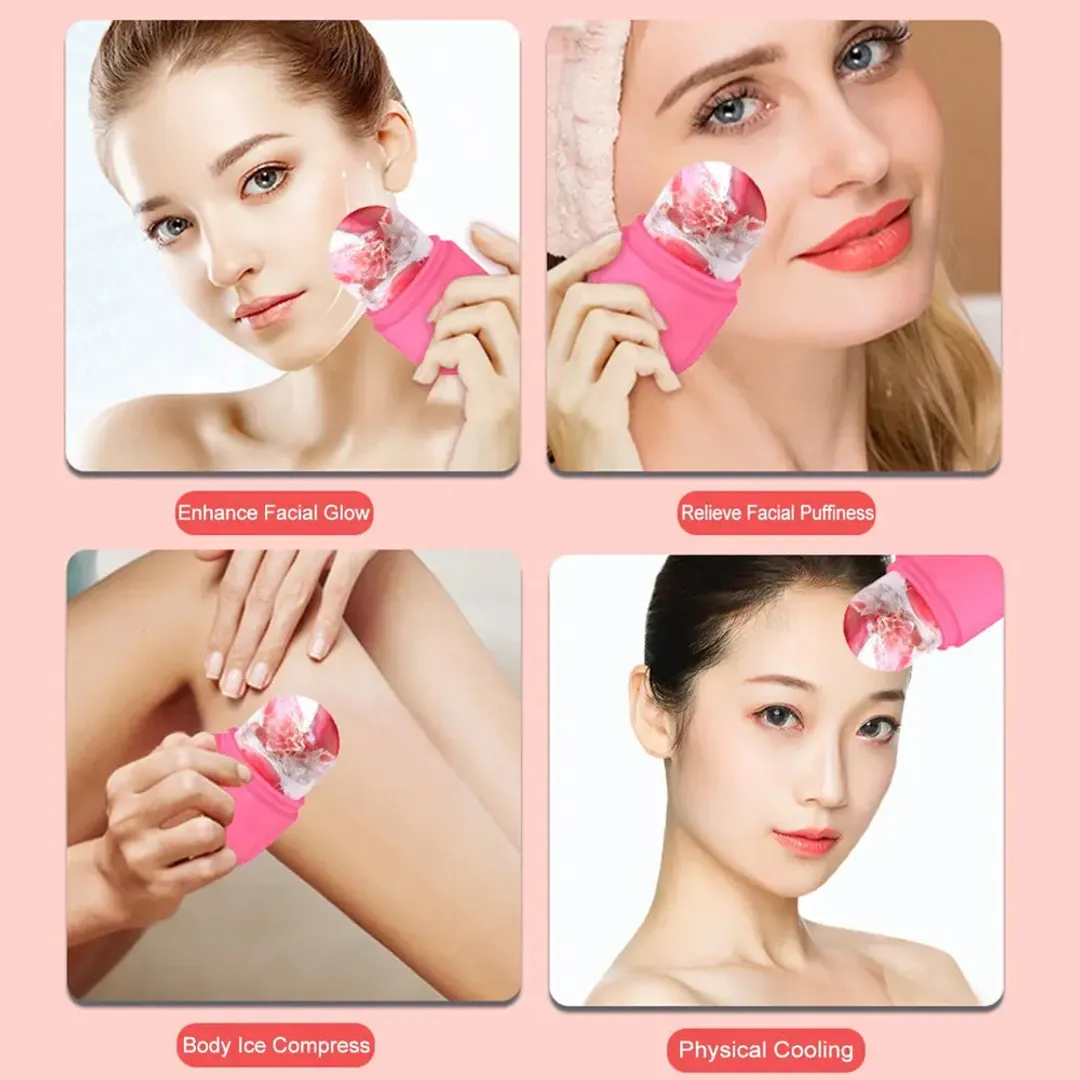 MOLDE SOPORTE HIELO MASAJEADOR FACIAL HIELOTERAPIA