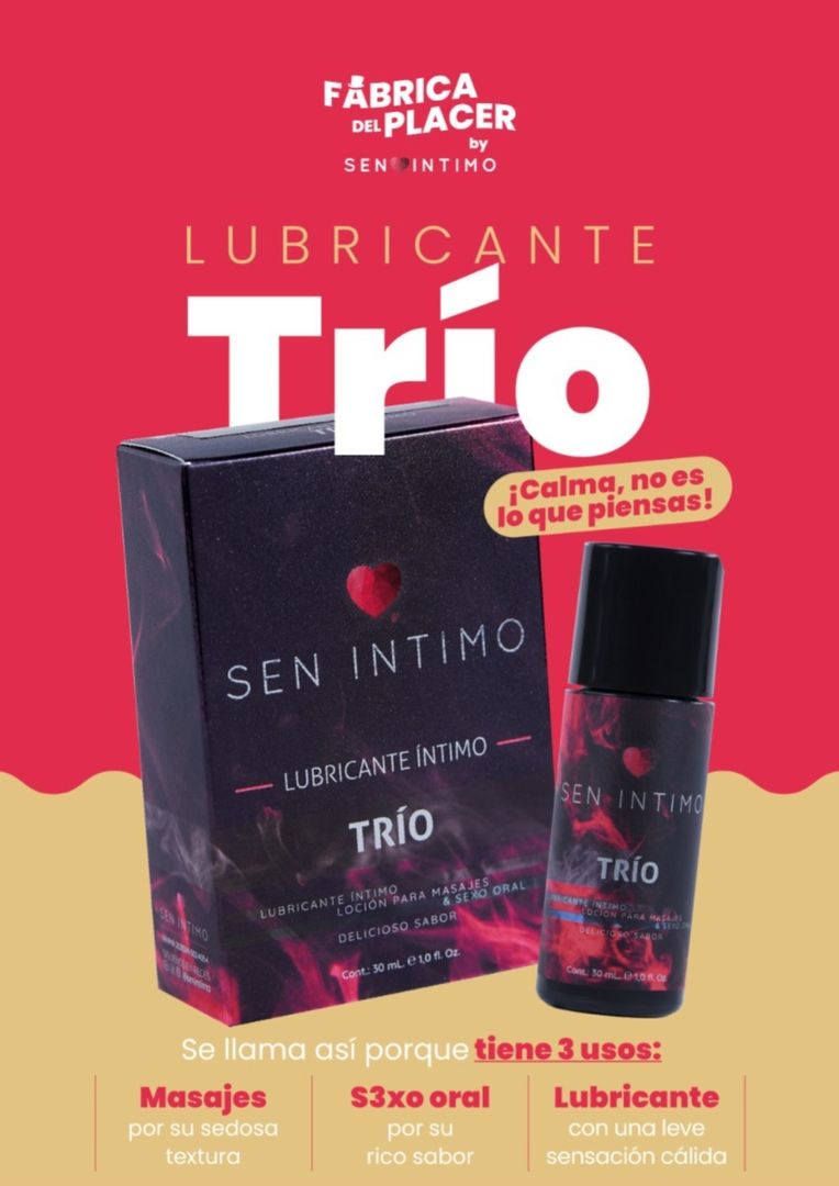Lubricante Íntimo Trío x 30 ml by Sen Íntimo