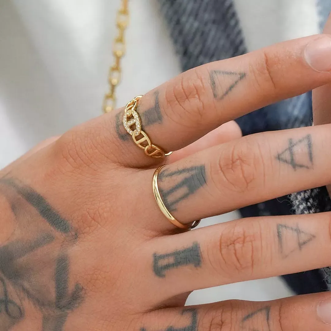 Anillo Crystal G Ajustable