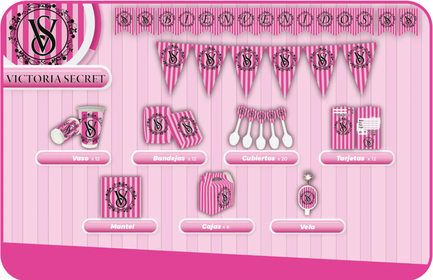 DECORACIÓN VICTORIA SECRET