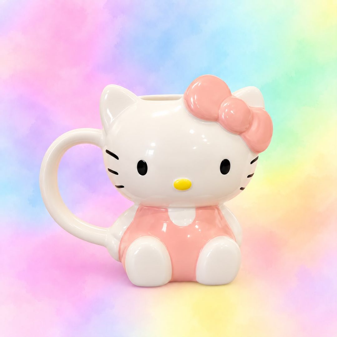 Mug Hello Kitty Sentada