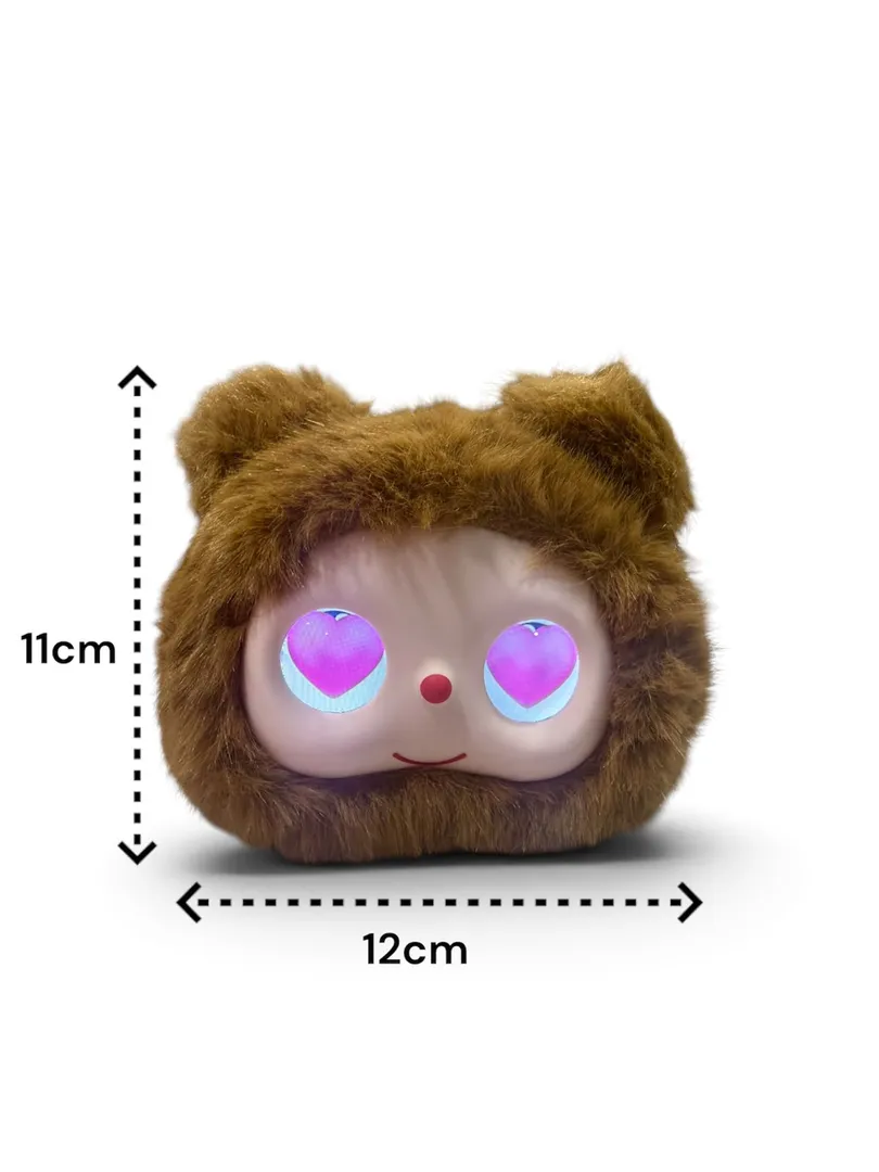 MINI PARLANTE DE PELUCHE CON OJOS INTERACTIVOS CH-M915