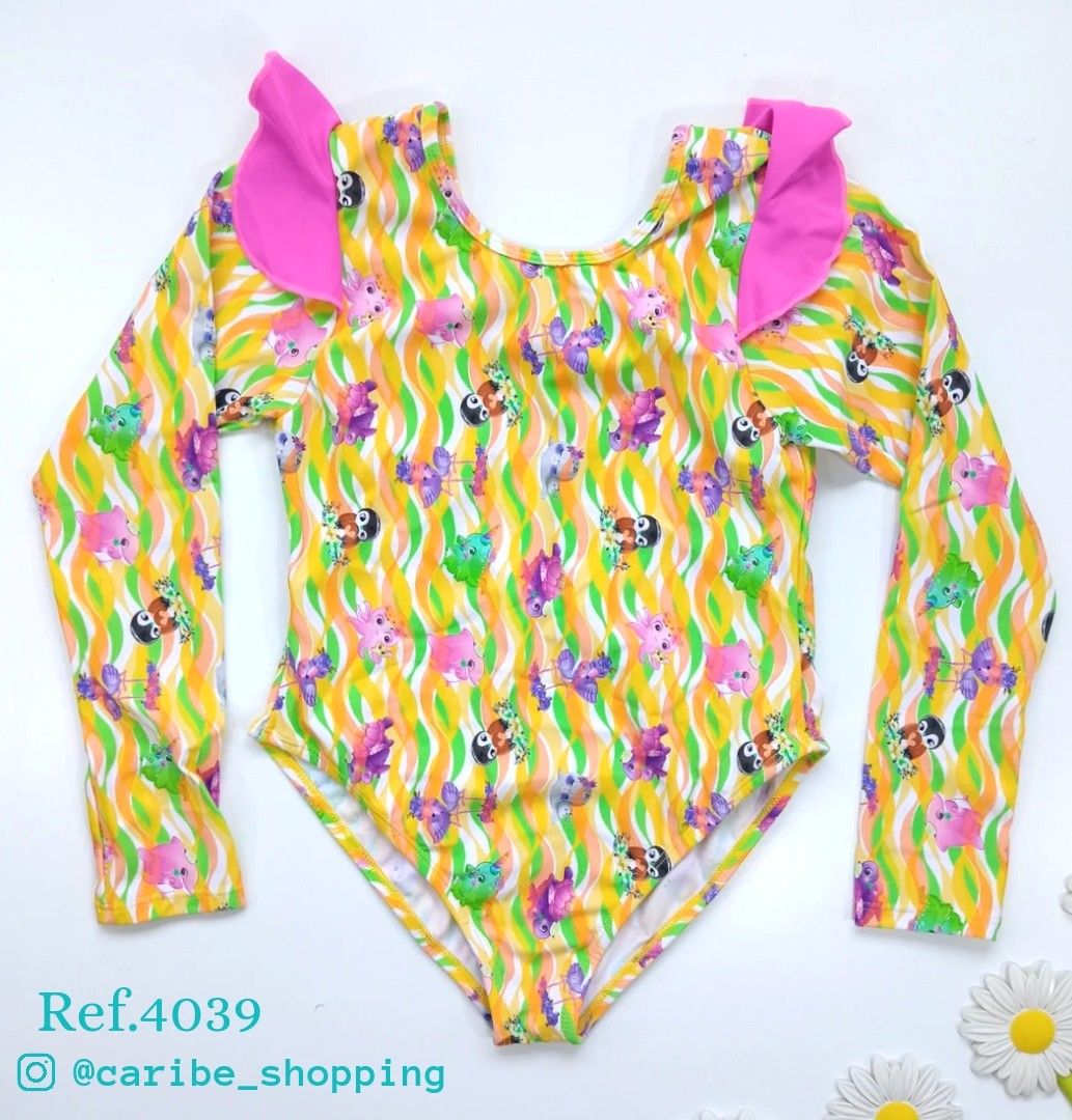 16 Manga larga niña escote espalda forrado parte delantera 