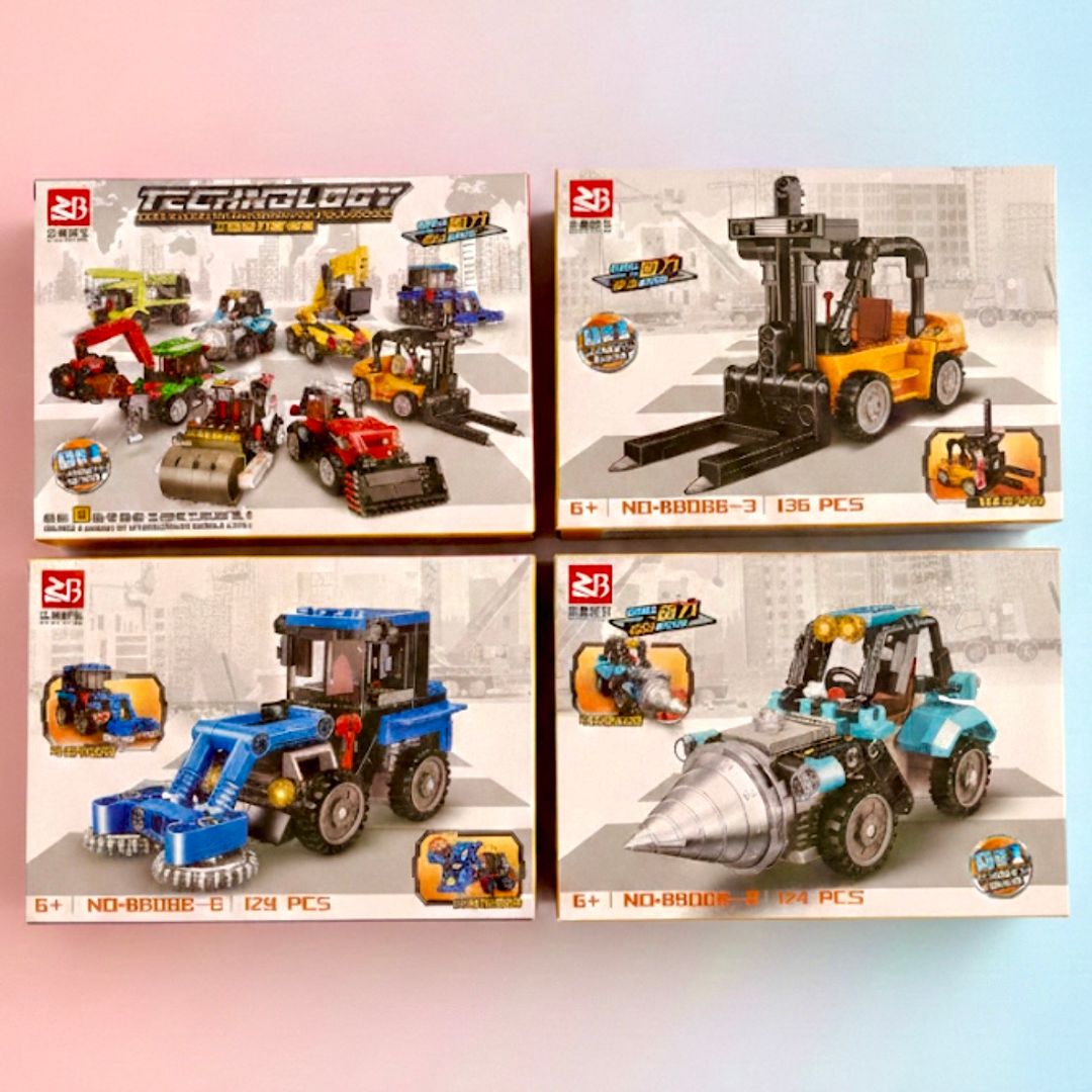 Lego super carros 129pcs