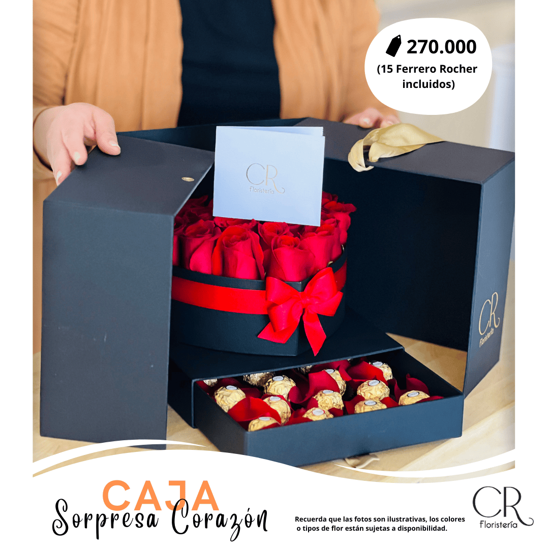 Caja Corazón Sorpresa Deluxe