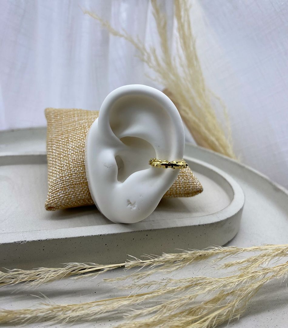 Earcuff dorado, covergold 