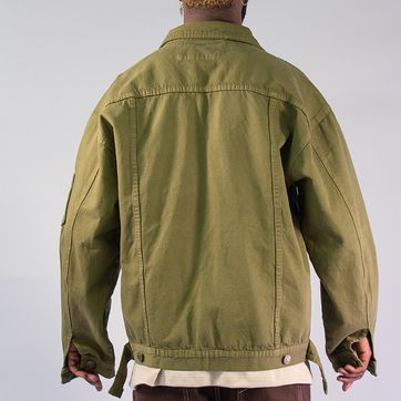 CHAQUETA OVERSIZE VERDE  - imagen 2