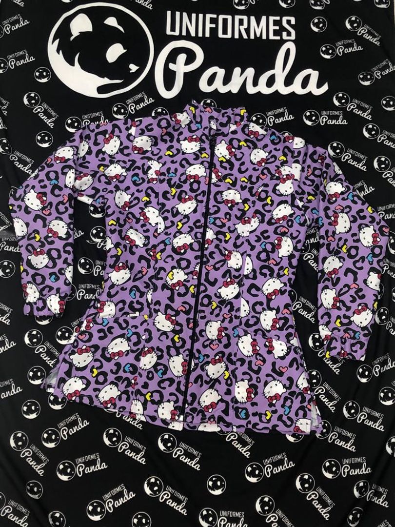 Bata Antifluido Estampada 