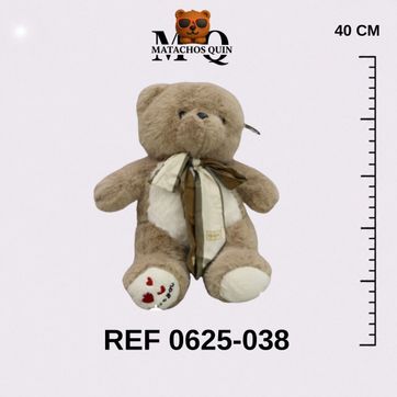 Imagen del producto OSO FINO BEIGE CON MOÑO ELEGANTE