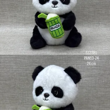 Imagen del producto PANDA CON JUGUITO DE 24 CM