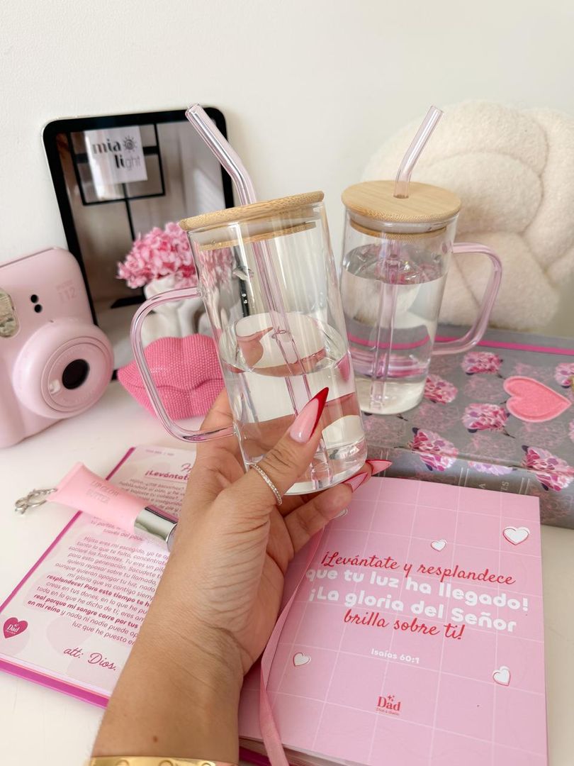Vaso pitillo vidrio