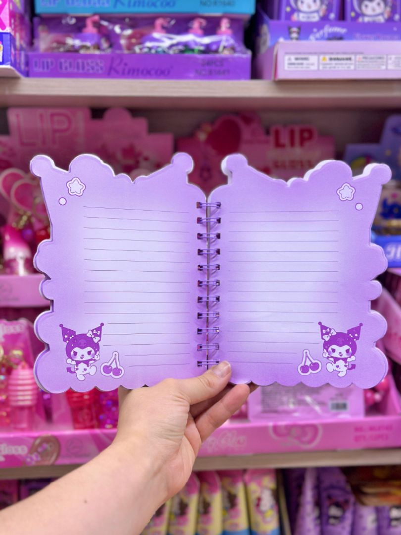 LIBRETA ARGOLLADA CAPYBARA Y SANRIO
