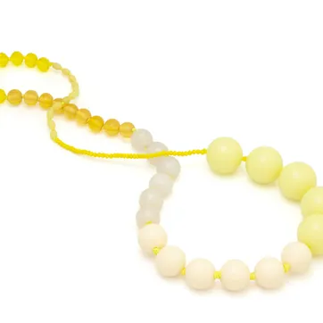 LONG COLOR BLOCK NECKLACE - imagen 1