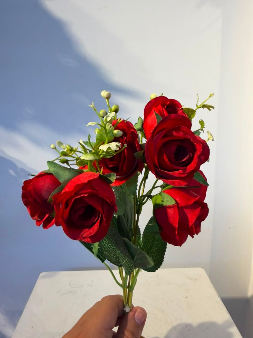 MINI ROSA ROJA X 5