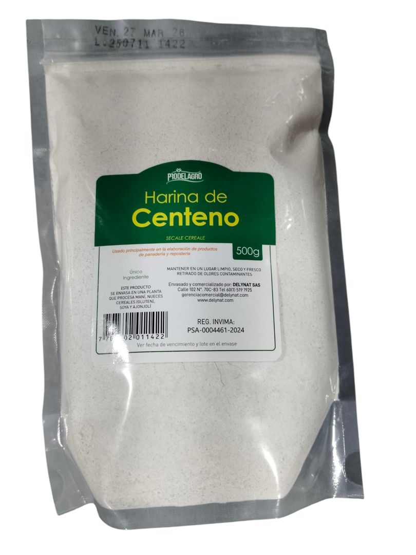 HARINA DE CENTENO PRODELAGRO*500G