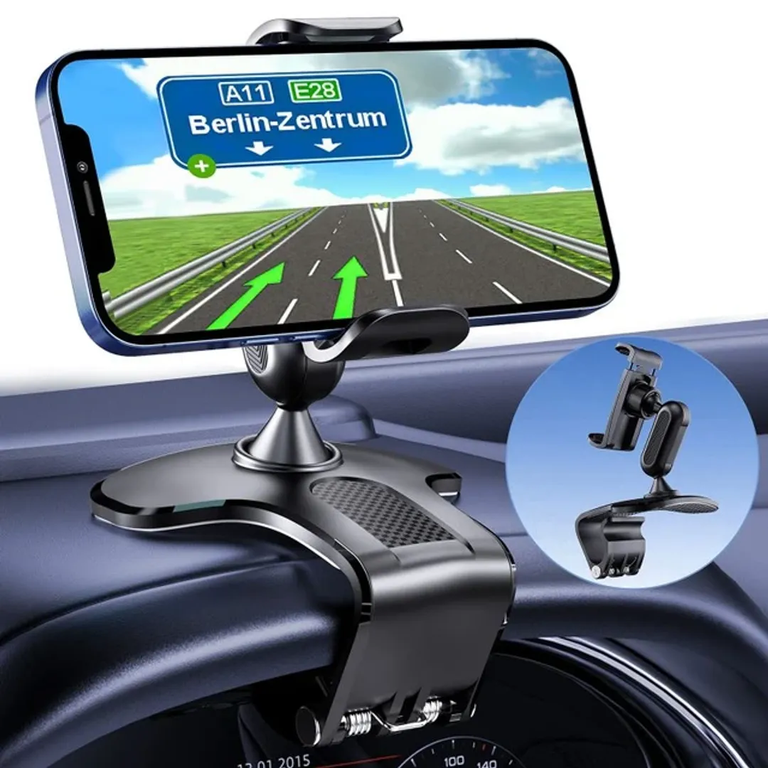 MULTIFUNCTIONAL CAR DASHBOARD MOBILE PHONE HOLDER