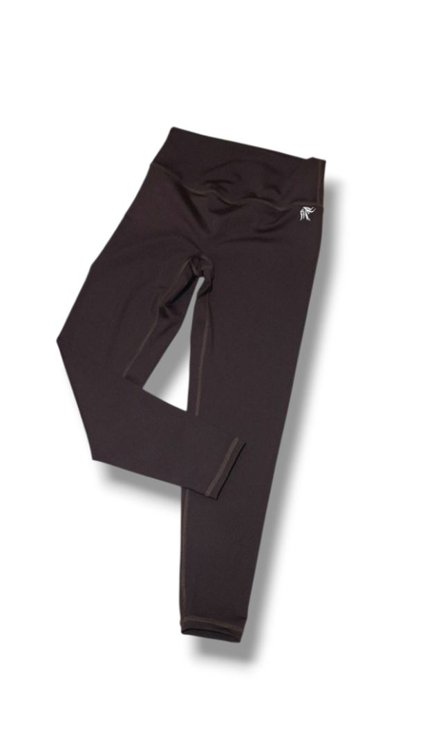 Leggings sin costura delantera tiro alto Lycra