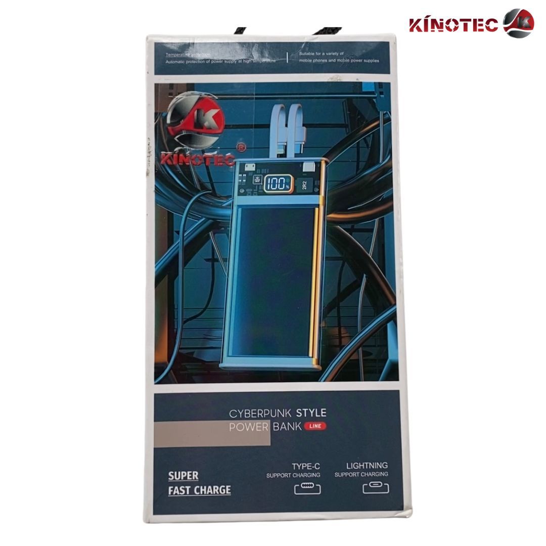 Power Bank Kinotec LED 2 en 1 – 10.000mAh