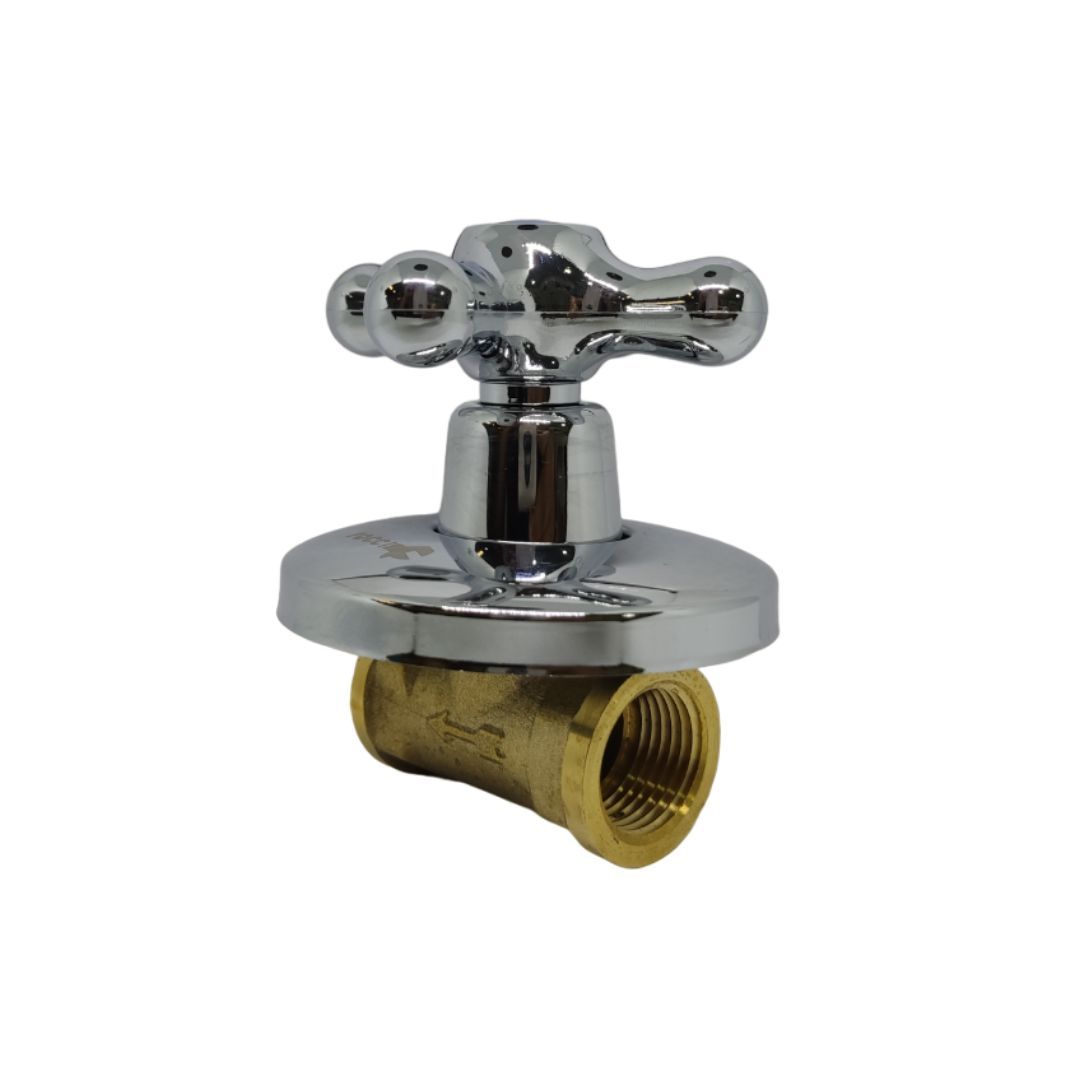 LLAVE DUCHA C/RAPIDO POMO CRUCETA CORTO