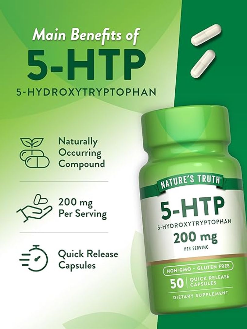 5HTP 200mg 50 und 5 hidroxitriptófano